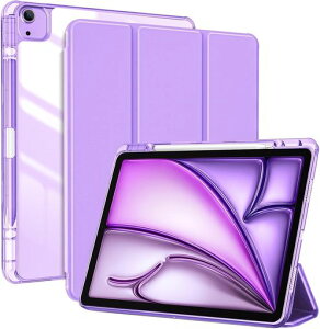 ProCase iPad Air 13 �P�[�X M4 2026 / M3 2025 / M2 2024 �y�����[ iPad Pro 12.9 6����/5����/4����/3����ʗp �X�}�[�g�J�o�[ Pencil Pro/USB-C�Ή� �ϏՌ�