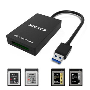 Cateck XQD �J�[�h���[�_�[ XQD�A�_�v�^�[ �\�j�[ (SONY)M/G�������[�J�[�h Lexar USB�}�[�N�J�[�h�ɑΉ� USB3.0 �����]�� 5Gbps xqd�J�[�h���[�_�[ Windows 10/8 / 8.1 / 7 /