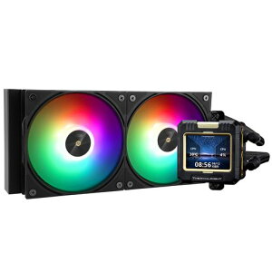 Thermalright FW 240�u���b�NARGB CPU�E�H�[�^�[�N�[���[�A2000RPM��2��PWM�t�@���A320 * 240�𑜓x��IPS LCD�X�N���[���A�t��CPU�N�[���[�AAMD�pCPU PC Aio�N�[���[:AM4 / AM5 /