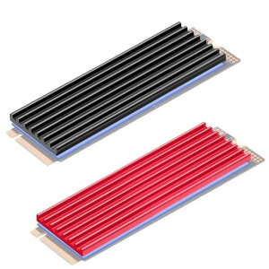Mauknci M.2 �q�[�g�V���N ����3mm m2 ssd �q�[�g�V���N 2280 SSD�p �q�[�g�V���N �����A���~�j�E���� (2�F�Z�b�g)