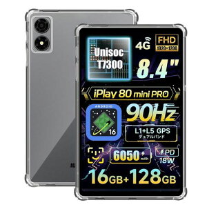 For ALLDOCUBE iPlay 70 Mini Pro/iPlay 80 Mini Pro �P�[�X �N���A �^�u���b�g 8.4�C���` TPU�f�� �ϏՌ� �Ռ��z�� �S�ʕی� ���^ �y�� Greerass �\�t�g�J�o�[ ����~�� ���΂ݖh�~