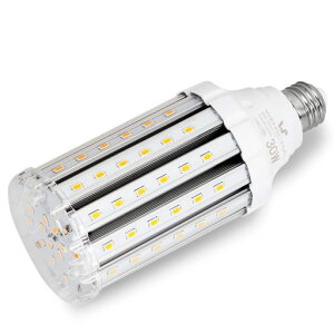 LED�R�[�����C�g �g�E�����R�V�^ 30W LED�d�� E26���� 3500Lm/3000K 300-350W���M�d������ �����P�x �ȃG�l ������ �q�ɁE�[�ˁE���ԏ�E�ԌɁE�H��E�����K���[�W�ȂǂɑΉ� (30W, �d���F)