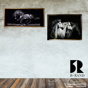 [  ][ Ԍ2SET] NX^A[g r[uCUt[`[Et[hSET@ A[gpl 86x66cm@94x44cm n horse art  mN G G  LL S[WX OW