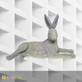 オブジェ 置物 うさぎ ラビット シルバー おしゃれ かっこいい キラキラ モダン 動物 インテリア ディスプレイ インテリア小物 雑貨 小物 オフィス バー カフェ 装飾 誕生日 プレゼント お祝い ギフト アンティーク ラウンジ 店舗 アスクイン ブランド B・RAND ダリア