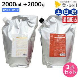 ★最大250円OFFクーポン配布★デミ ヘアシーズンズ シャンプー 2000mL + トリートメント 2000g 詰め替え 《スムース・モイスチャー・エクストラ》 選べるセット / 【送料無料】サロン専売品 美容院 ヘアケア demi デミ 美容室 おすすめ品
