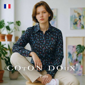 Coton Doux �u�����h �V���c ���V���c ���f�B�[�X ���� �X�g���b�` ������� �u���E�X �I�t�B�X �C�^���A �J�W���A���V���c �w�l ���� �h�� ���� ��l ���ꂢ�� p�p�[�v�� ���� �u���[ �u���b�N 