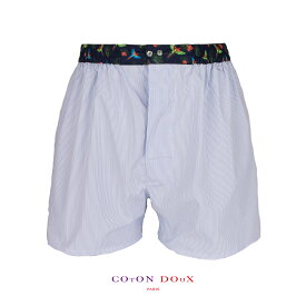 Coton Doux （コトンドゥ） トランクス メンズ フェニックス ストライプ 鳥 お洒落 可愛い レトロ フランス イタリア【tr82104】