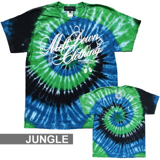MELTDOWN(メルトダウン)TシャツSCRIPTTIEDYES/STEE(MD17FW-SS01)メンズファッションヒップホップダンスB系ストリート系タイダイスクリプトロゴ