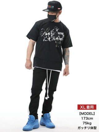 MELTDOWN(メルトダウン)TシャツFOILSCRIPTS/STEE(MD18SS-SS02)メンズファッションヒップホップダンスB系ストリート系スクリプトロゴ箔ゴールドシルバーラインストーンジルコニア大きいサイズ3XL4L