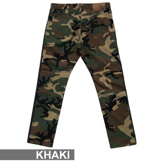 STYLEKEYスタイルキー迷彩スキニーパンツCAMOUFLAGELINESKINNYPANTS(SK19SP-PT02)メンズファッションヒップホップダンサーB系ストリート系ボトムススリムストレッチカモフラージュウッドランドサイドラインラインパンツ大きいサイズ日本製3840