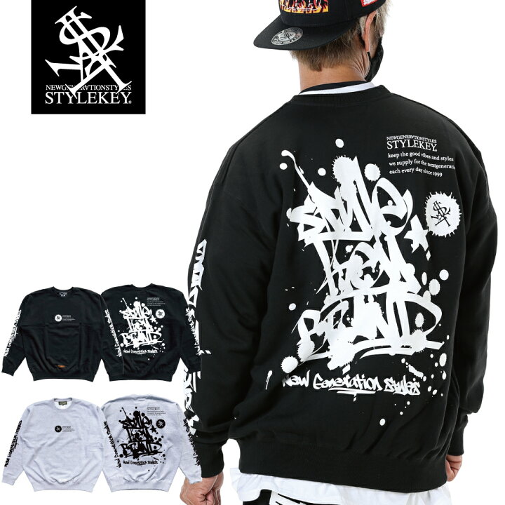 楽天市場】STYLEKEY(スタイルキー) クルースウェット SCRIBBLE CREW 