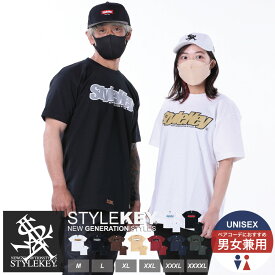 STYLEKEY(スタイルキー) 半袖Tシャツ SMART LOGO S/S TEE(SK23SP-SS02) 定番 ロゴ スマート メンズ レディース ユニセックス ファッション 男女兼用 ストリート ヒップホップ ロック バンド B系 定番 ロゴ 大きいサイズ ビッグサイズ 3L 4L 5L