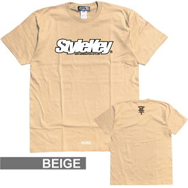 STYLEKEY(スタイルキー) 半袖Tシャツ SMART LOGO S/S TEE(SK24SP-SS02) 定番 ロゴ スマート メンズ レディース ユニセックス ファッション 男女兼用 ストリート ヒップホップ レゲエ ダンス スケート ロック バンド B系 定番 ロゴ 大きいサイズ ビッグサイズ 3L 4L 5L