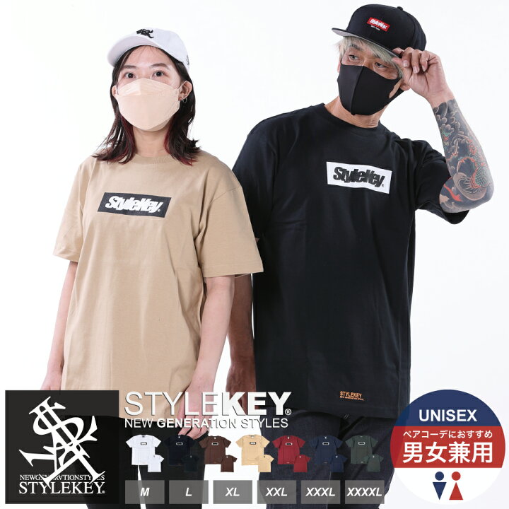 楽天市場 Stylekey スタイルキー 半袖tシャツ Box Logo S S Tee Sk22sp Ss03 メンズ レディース ユニセックス ファッション 男女兼用 ストリート系 ヒップホップ ロック バンド B系 定番 ロゴ 大きいサイズ B Bros Online Store
