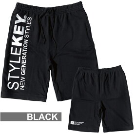 STYLEKEY(スタイルキー) スウェットショートパンツ LEAPING SWEAT SHORT PANTS(SK23SU-SWSPT02) ビッグ ロゴ メンズ ファッション ヒップホップ レゲエ ロック バンド ダンス DJ スケーター B系 ストリート系 ボトムス ショーツ ハーフパンツ 大きいサイズ