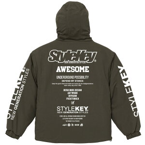 �ySALE�zSTYLEKEY(�X�^�C���L�[) �V�F���p�[�J�[ MANUAL SHELL PARKA(SK23FW-JK06) ���S �e�L�X�g ���� ����v�����g �o�b�N�v�����g ���v�����g �W���P�b�g ���� �A�E�^�[ �u���]�� �t�[�h �p�[�J�[ ����