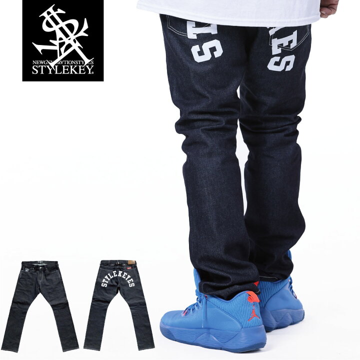 楽天市場】STYLEKEY スタイルキー デニムパンツ ARCH LOGO SLIM DENIM 
