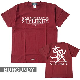 STYLEKEY(スタイルキー) 半袖Tシャツ LEGENDARY LOGO S/S TEE(SK24SP-SS04) 定番ロゴ レジェンダリーロゴ メンズ レディース ユニセックス ファッション 男女兼用 ストリート系 ヒップホップ レゲエ ダンス スケート ロック バンド B系 大きいサイズ ビッグサイズ 3L 4L 5L