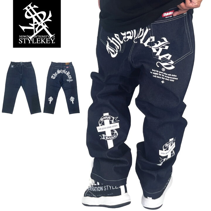 楽天市場】STYLEKEY スタイルキー バギーデニムパンツ HOLINESS BAGGY 