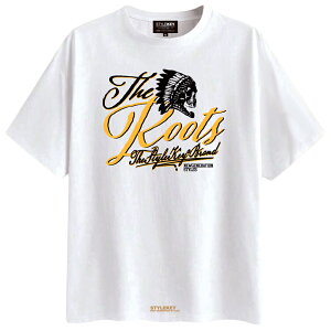 STYLEKEY �X�^�C���L�[ ����T�V���c THE ROOTS S/S TEE(SK26C4-SS02) �C���f�B�A�� �l�C�e�B�u�A�����J�� �X�J�� ���S �}�[�N �o�b�N�v�����g �����Y �t�@�b�V���� �X�g���[�g�n B�n �q�b�v�z�b�v hiphop 