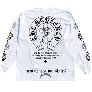 STYLEKEY CLASSIC LABEL(�X�^�C���L�[ �N���V�b�N�E���[�x��) ����T�V���c GENESIS L/S TEE(SK99CL-LS30) �G���u���� �}�[�N ���S �o�b�N�v�����g ���v�����g �����Y ���f�B�[�X �t�@�b�V���� �q�b�v�z�b�v B