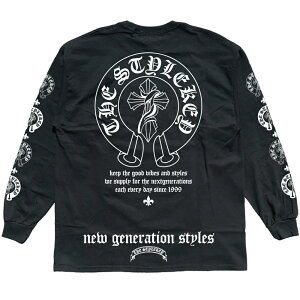STYLEKEY CLASSIC LABEL(�X�^�C���L�[ �N���V�b�N�E���[�x��) ����T�V���c GENESIS L/S TEE(SK99CL-LS30) �G���u���� �}�[�N ���S �o�b�N�v�����g ���v�����g �����Y ���f�B�[�X �t�@�b�V���� �q�b�v�z�b�v B