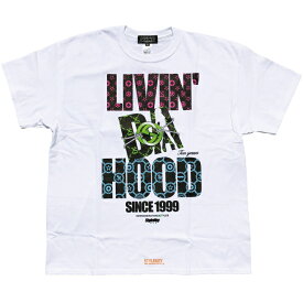 STYLEKEY CLASSIC LABEL スタイルキー クラシック・レーベル 半袖Tシャツ BOND OF HOOD S/S TEE(SK99CL-SS01) モノグラム メッセージ 文字 バックプリント メンズ レディース ファッションヒップホップ HIPHOP B系 ストリート系 レゲエ バンド 半T 大きいサイズ ビッグサイズ