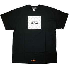 STYLEKEY CLASSIC LABEL スタイルキー クラシック・レーベル 半袖Tシャツ SENSE S/S TEE(SK99CL-SS02) 聖ペトロ十字 ボックス ロゴ モノグラム ワンポイント シンプル バックプリント メンズ レディース ファッションヒップホップ HIPHOP B系 ストリート系 半T 大きいサイズ