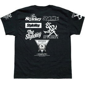 STYLEKEY CLASSIC LABEL スタイルキー クラシック・レーベル 半袖Tシャツ MASTER LOGO TOUR S/S TEE(SK99CL-SS13) ロゴ 袖ワンポイント バックプリント メンズ レディース ファッションヒップホップ HIPHOP B系 ストリート系 レゲエ バンド 半T 大きいサイズ ビッグサイズ