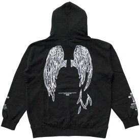 STYLEKEY CLASSIC LABEL(スタイルキー クラシック・レーベル) スウェットパーカー FALLEN ANGEL HOOD SWEAT(SK99CL-SWH18) 堕天使の羽 翼 ロゴ フード プルオーバー メンズファッション ストリート系 ヒップホップ B系 レゲエ ロック バンド 大きいサイズ 3L 4L XXL XXXL