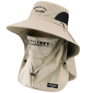 STYLEKEY (�X�^�C���L�[) �t�F�C�X�}�X�N�T���n�b�g FACE MASK SUN HAT(SK99ET-SHT01) ���S �h�J �v�����g �����|�C���g ���������� ���Ă��~�� ���悯 ���� �X�g���[�g�n B�n �q�b�v�z�b�v ���Q�G ���b�N