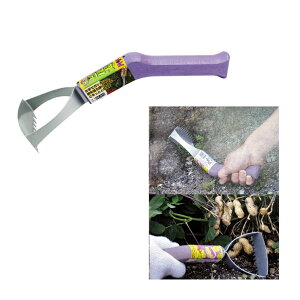 ラクに雑草抜き ドウカン ごそっととれ太 片手用 DK-812 ( 農作業 便利 グッズ 雑貨 草取り 道具 草刈り ガーデニング 雑草 抜き 草抜き 草刈り鎌 雑草 草刈 鎌 園芸用品 用品 庭 草刈鎌 雑貨 取