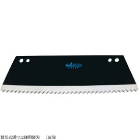 替刃式鋼付立鎌用替刃（波刃) 08062 （草刈鎌