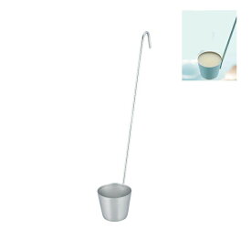 カンロ杓子 35cc（ ステンレス シンプル キッチン ツール 用品 おしゃれ ラーメン 梅酒 かき氷 シロップ 便利 グッズ 台所 調理 料理 日本製 軽量 小さじ スプーン 器具 小物 道具 すくう ）