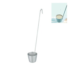 カンロ杓子 35cc( ステンレス シンプル キッチン ツール 用品 おしゃれ ラーメン 梅酒 かき氷 シロップ 便利 グッズ 台所 調理 料理 日本製 軽量 小さじ スプーン 器具 小物 道具 すくう )