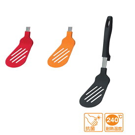 田辺金具 抗菌耐熱ミニターナー 23cm （ ステンレス キッチン ツール アウトドア おしゃれ キャンプ 便利 グッズ 台所 調理 料理 燕三条 日本製 器具 小物 道具 つけにくい キズ 傷 ナイロン ソフト ヘラ 御祝 ギフト フライ返し ミニ ターナー ）