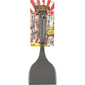 貝印 まいど本舗　ナイロン起こし返し90mm DS1010 ( キッチン ツール アウトドア キャンプ 台所 調理 料理 器具 小物 道具 ヘラ フライ返し ミニ ターナー 起金 起し金 起こし金 ヘラ へら お好み焼き 鉄板焼き もんじゃ焼き ）