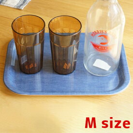 TRIBECA PLASTICWARE Rectangle Tray M（トライベッカ プラスチックウェア レタングルトレー M） テーブルウェア カラー（クリームイエロー・サーモンピンク・サックスブルー・エメラルドグリーン・ネイビー・グレー）