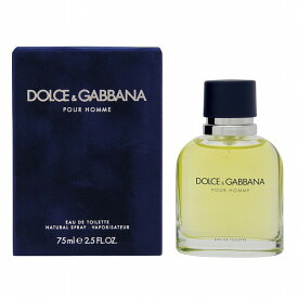 【只今、店内全品ポイント10倍！】 クリアランス赤字セール♪ドルチェ＆ガッバーナ DOLCE & GABBANA プールオム EDT SP 75mlメンズ【あす楽対応】DOLCE & GABBANA メンズ 香水 フレグランス ギフト プレゼント 誕生日