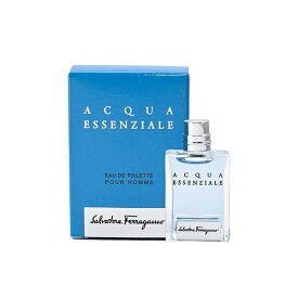 【只今、店内全品ポイント15倍！】 サルヴァトーレ フェラガモ FERRAGAMO アクア エッセンツィアーレ EDT ミニボトル 5ml FERRAGAMO 香水 メンズ フレグランス ギフト プレゼント 誕生日