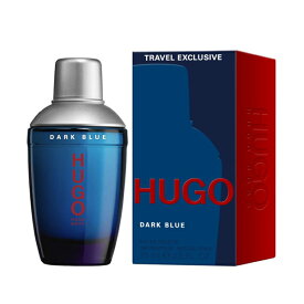 【～4/25 店内全品ポイント15倍！】 ヒューゴ ボス HUGO BOSS ダークブルー トラベル バージョン EDT SP 75ml【あす楽対応】HUGO BOSS メンズ 香水 フレグランス ギフト プレゼント 誕生日