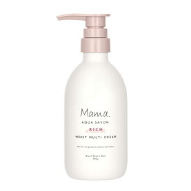 ママ アクア シャボン MAMA AQUA SAVON 22AW モイスト マルチ クリーム リッチ フラワー アロマの香り 400g【あす楽対応】MAMA AQUA SAVON 香水 ギフト プレゼント 誕生日