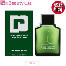 【4/20 店内全品ポイント15倍！】 パコラバンヌ プールオム EDT SP 200ml PACO RABANNE メンズ 【あす楽対応】香水 フレグランス ギフト プレゼント 誕生日