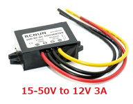 DC / DCコンバーター！レギュレーター入力電圧DC 15-50V 出力電圧DC12V3A36W定電圧定電流！