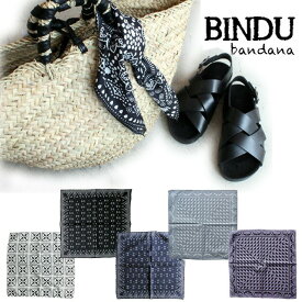 【ネコポス対応】【新色入荷！】BINDU【ビンドゥー】バンダナ（04）【全17色】