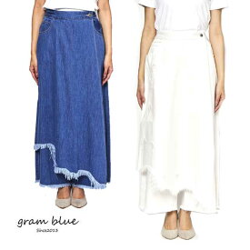 【SALE30%OFF】【送料無料！】gram blue【グラムブルー】ラップスカート見えパンツ【レディース】【サイズ】S・M
