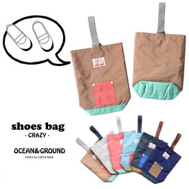 シューズバッグ【ネコポス送料無料!】OCEAN&GROUND(オーシャンアンドグラウンド)シューズBAG CRAZY【ベビー・キッズ】サイズF