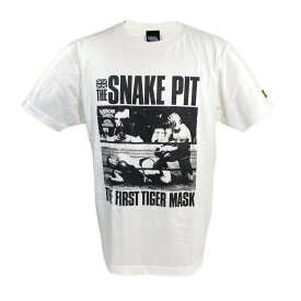 【メール便対応】初代タイガーマスク THE SNAKE PIT Tシャツ (ヨーロピアン・バニラホワイト) Hardcore Chocolate/ハードコアチョコレート 新日本プロレス NJPW