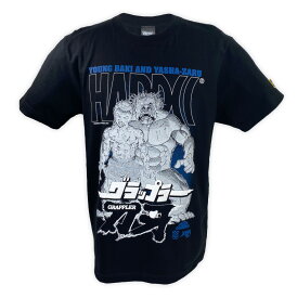 【メール便対応】グラップラー刃牙・範馬刃牙VS夜叉猿 (飛騨山中ブラック) Tシャツ Hardcore Chocolate/ハードコアチョコレート