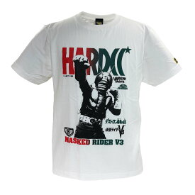 【メール便対応】仮面ライダーV3 (Victoryバニラホワイト) Tシャツ Hardcore Chocolate/ハードコアチョコレート 仮面ライダー 仮面ライダーV3